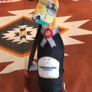 3/for $20 in a BUNDLE - Woofimgton champagne Dog toy